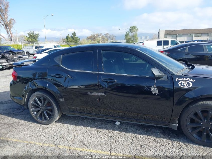 2014 Dodge Avenger Se VIN: 1C3CDZAB8EN188187 Lot: 41924980