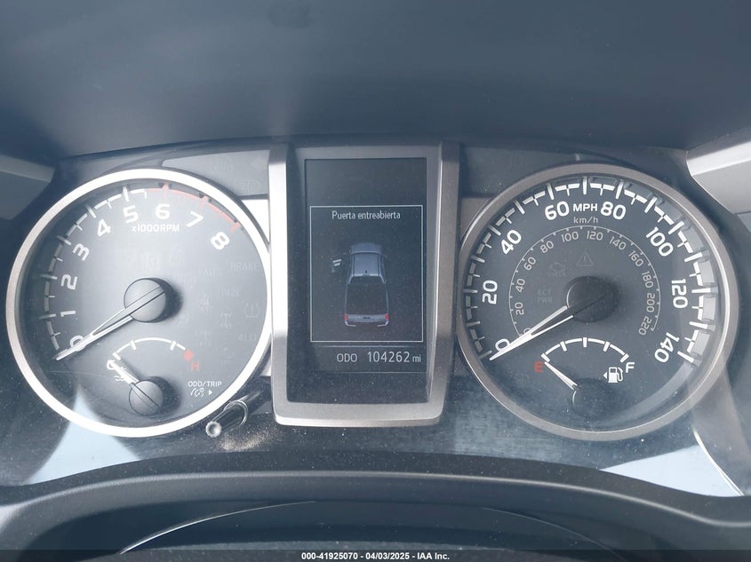 2019 TOYOTA TACOMA DOUBLE CAB/SR/SR5 - 5TFAX5GN5KX162926