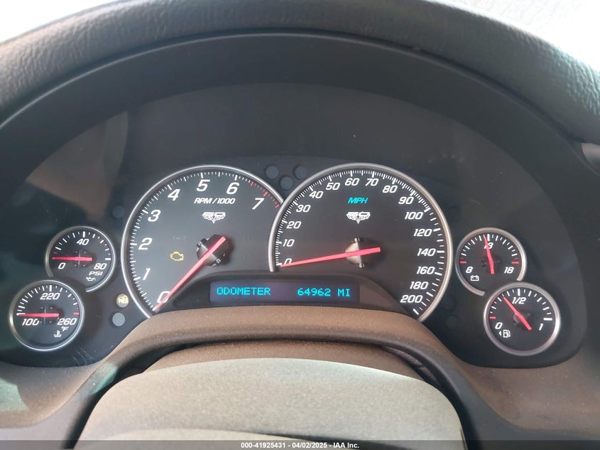2013 CHEVROLET CORVETTE VIN: 1G1YW2DW3D5100204