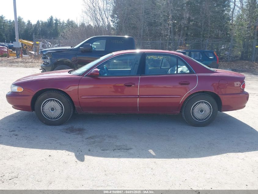 2005 Buick Century VIN: 2G4WS52J551122593 Lot: 41925987