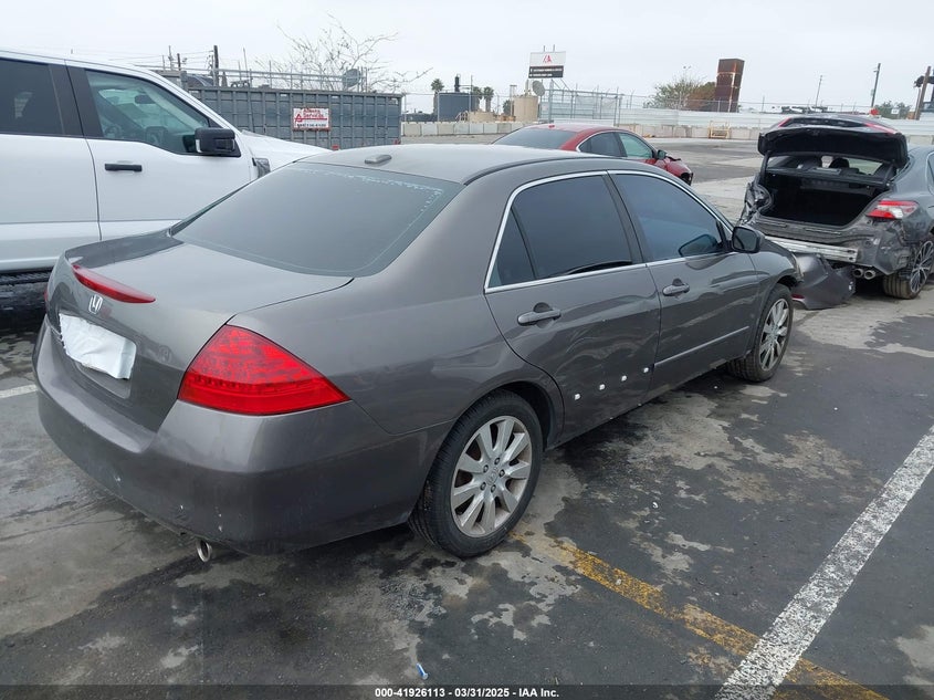 2006 HONDA ACCORD VIN: 1HGCM66506A000138