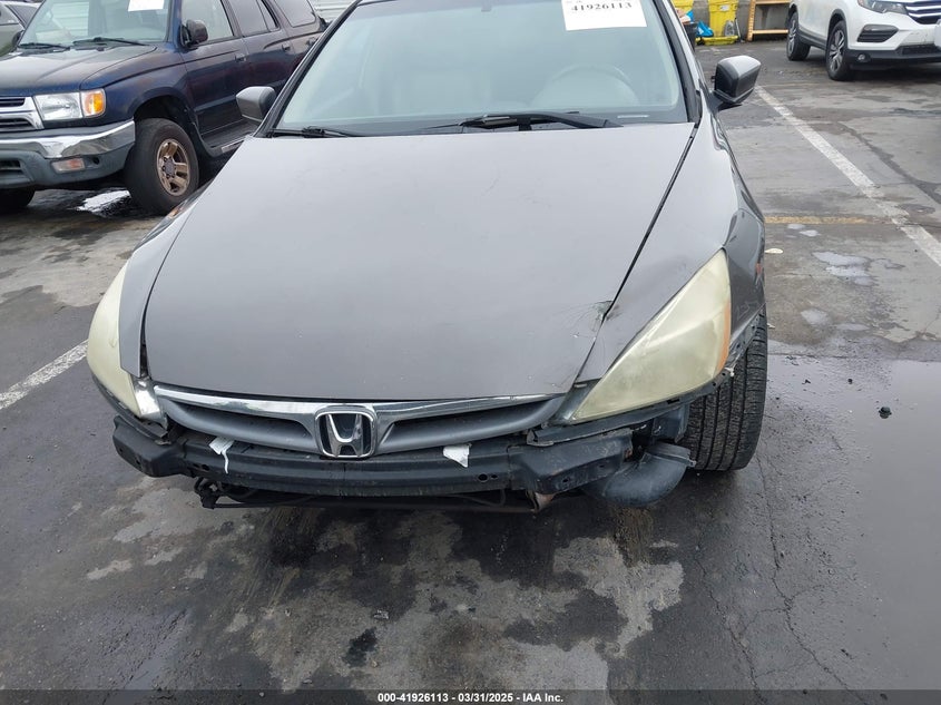 2006 HONDA ACCORD VIN: 1HGCM66506A000138
