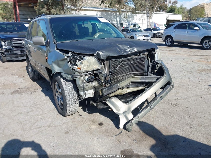 2007 HONDA PILOT VIN: 5FNYF28727B041336
