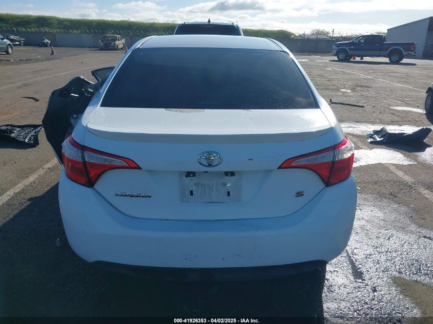 2015 Toyota Corolla S Plus VIN: 5YFBURHE7FP351939 Lot: 41926353