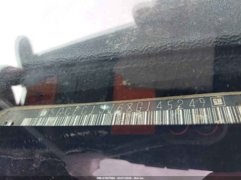 2008 Chevrolet Silverado 1500 Lt1 VIN: 3GCEC13J68G145249 Lot: 41927560