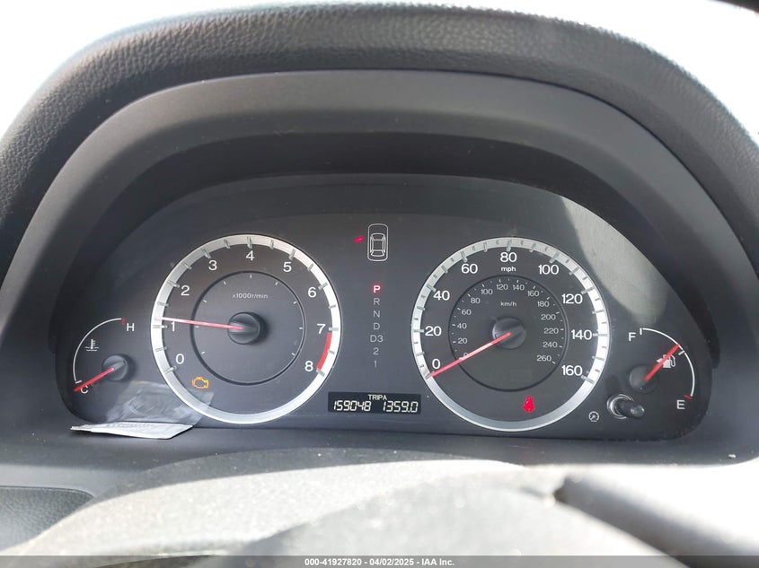 2008 HONDA ACCORD VIN: 1HGCP26898A111283