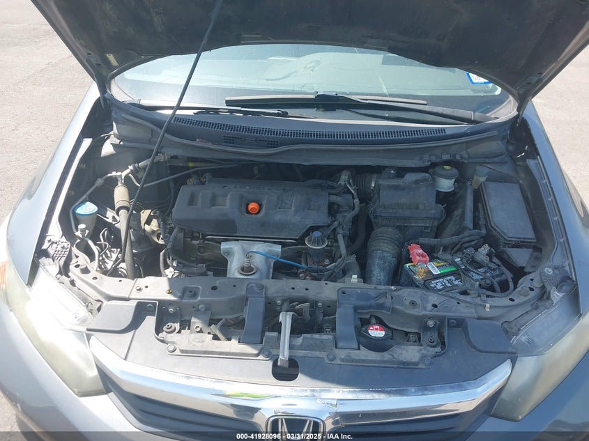 2012 HONDA CIVIC VIN: 19XFB2E53CE042601