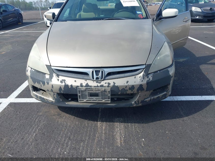 2006 HONDA ACCORD VIN: 1HGCM56466A006236