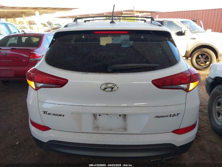 2016 Hyundai Tucson Sport VIN: KM8J33A21GU164076 Lot: 41928955