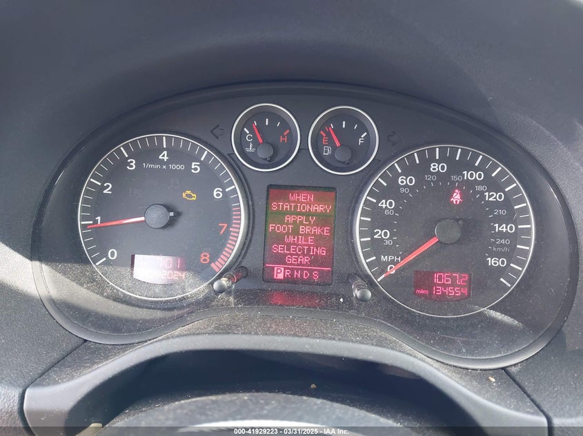 2006 Audi A3 2.0T VIN: WAUNF68P56A000424 Lot: 41929223