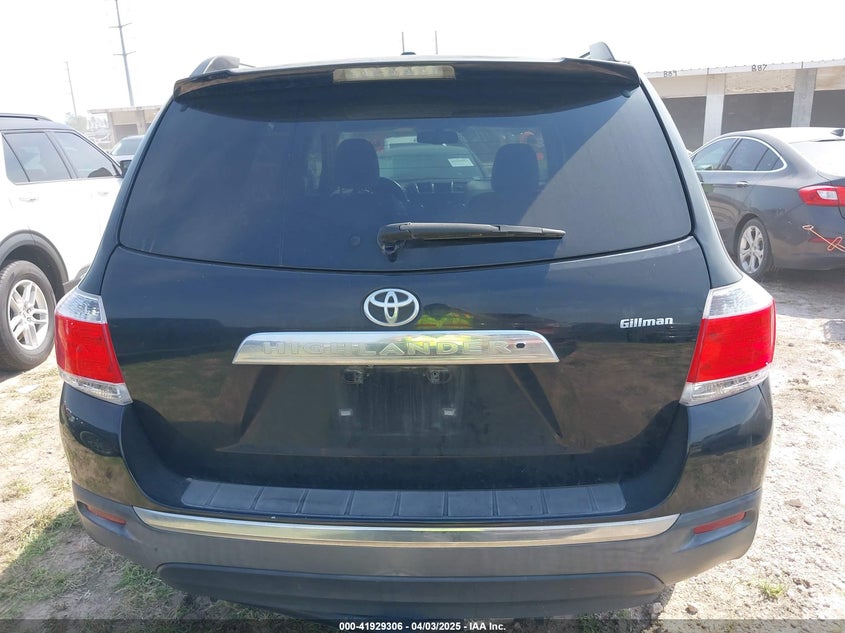 2012 TOYOTA HIGHLANDER VIN: 5TDYK3EH7CS053065