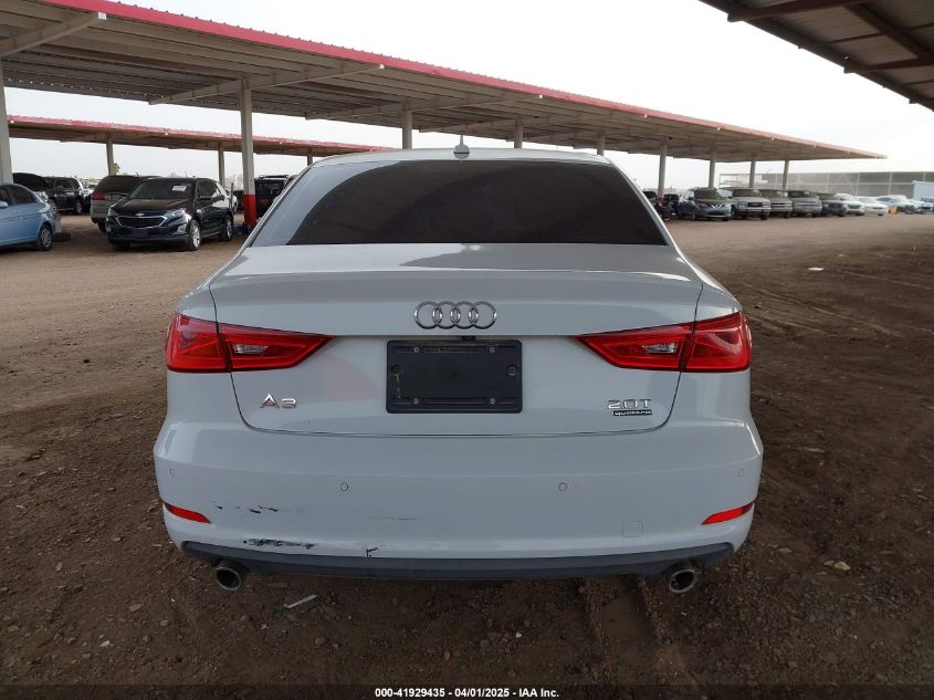 2015 Audi A3 2.0T Premium VIN: WAUEFGFFXF1125581 Lot: 41929435