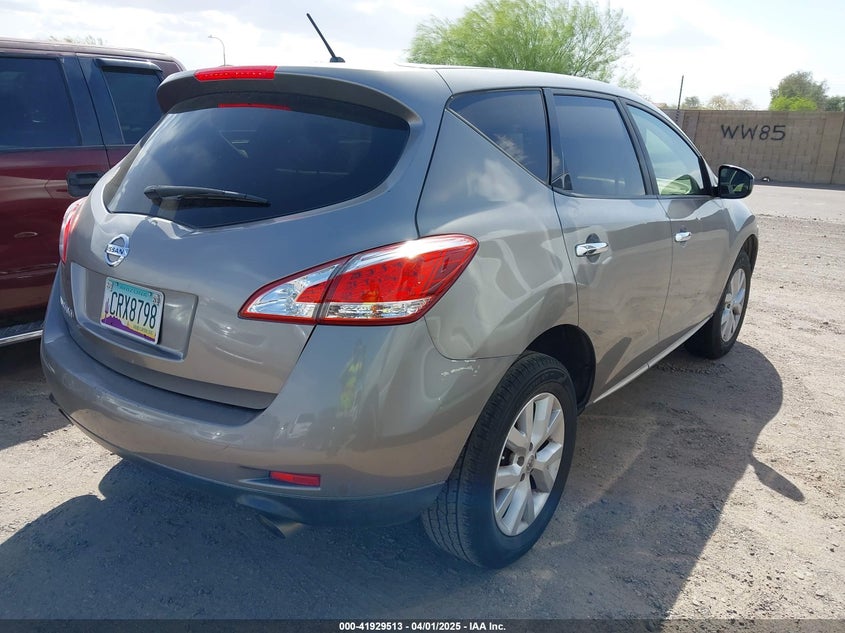 2012 NISSAN MURANO VIN: JN8AZ1MU8CW105856