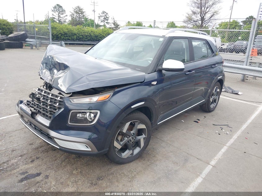VIN KMHRC8A3XLU023008 2020 HYUNDAI VENUE DENIM
