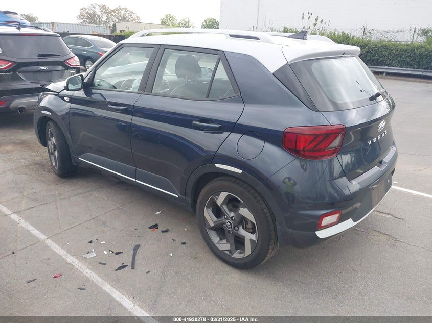 VIN KMHRC8A3XLU023008 2020 HYUNDAI VENUE DENIM