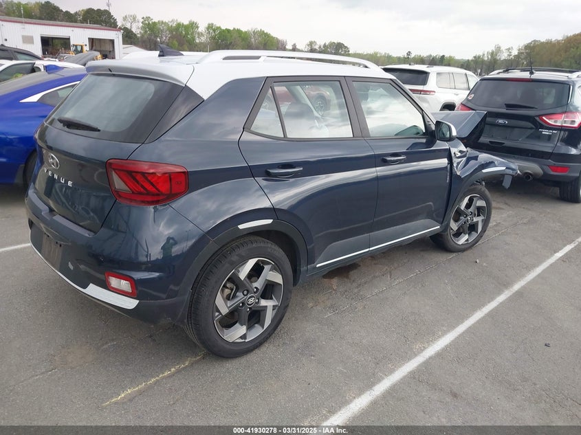 VIN KMHRC8A3XLU023008 2020 HYUNDAI VENUE DENIM