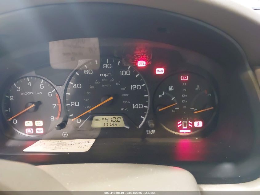 2001 Honda Accord 2.3 Lx VIN: 1HGCG66521A076881 Lot: 41930649