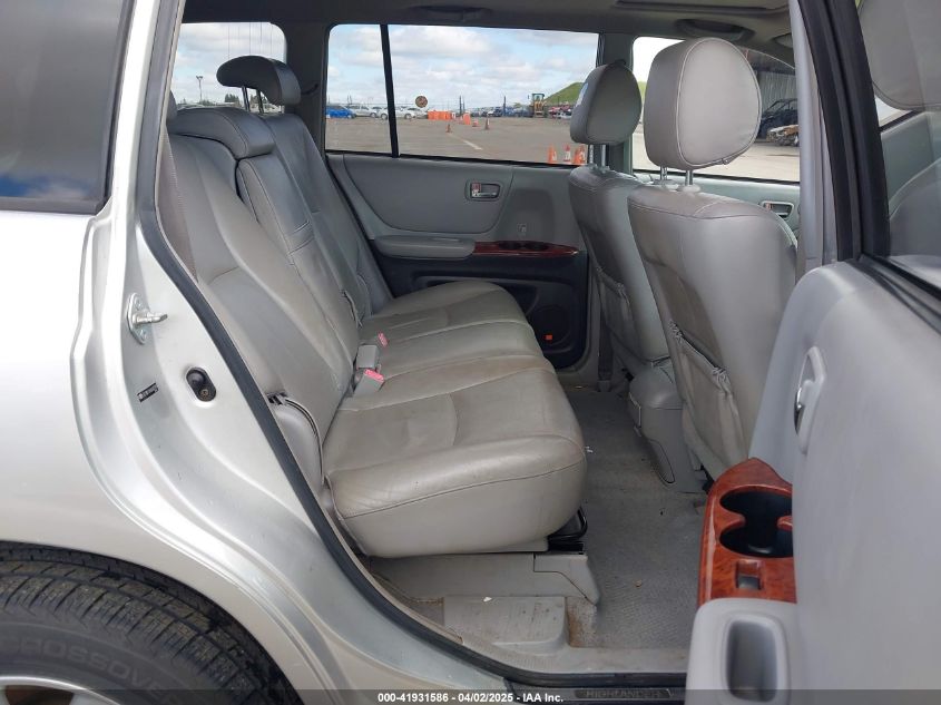 2006 Toyota Highlander Hybrid Limited V6 VIN: JTEEW21A760033797 Lot: 41931586