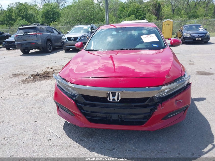 2018 HONDA ACCORD VIN: 1HGCV1F3XJA168344