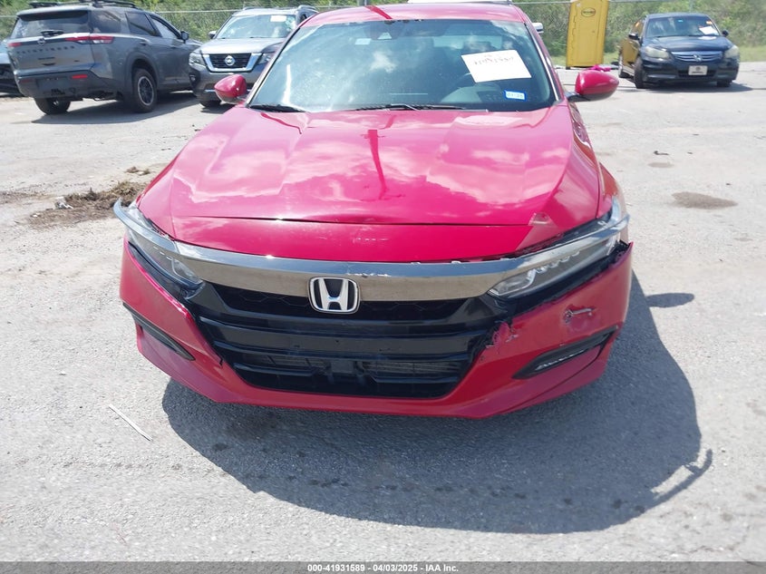 2018 HONDA ACCORD VIN: 1HGCV1F3XJA168344