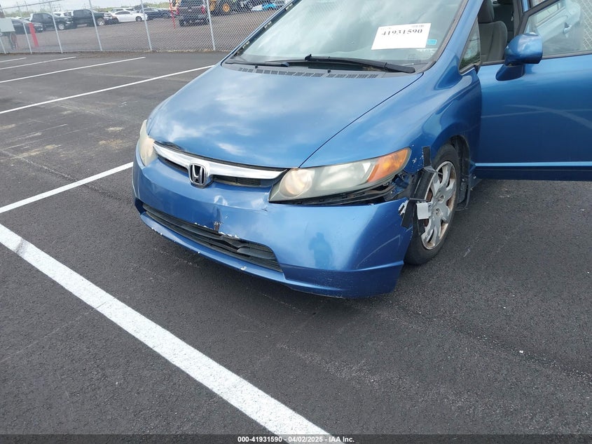 2006 HONDA CIVIC VIN: 1HGFA16576L020805