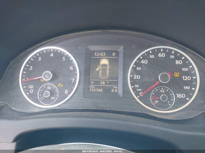 2012 VOLKSWAGEN TIGUAN VIN: WVGBV7AX3CW562826