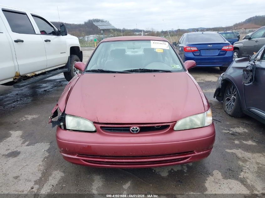 2000 Toyota Corolla Le VIN: 2T1BR12E9YC296098 Lot: 41931656