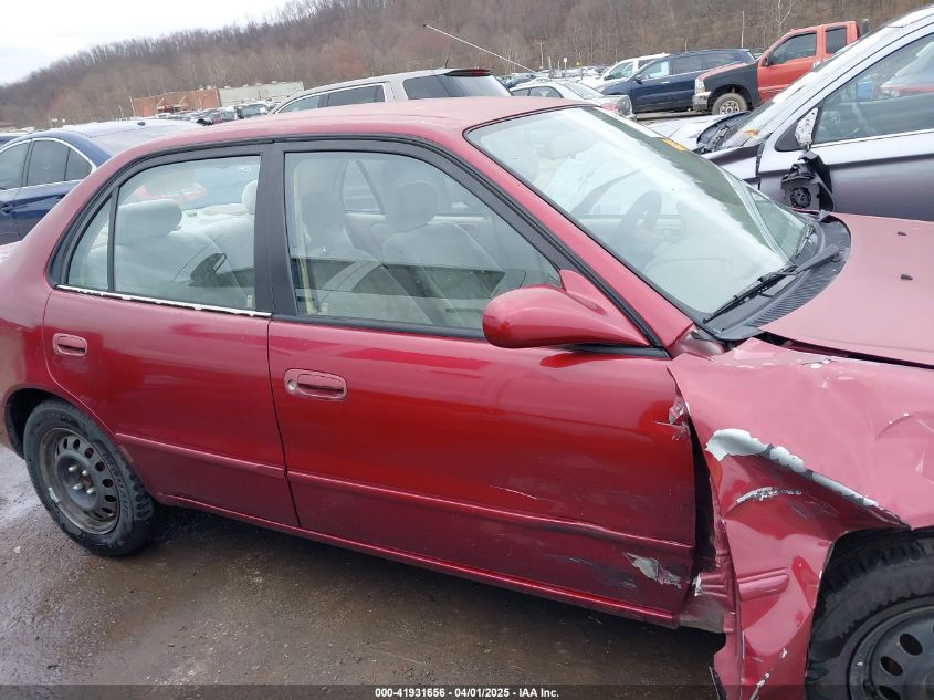 2000 Toyota Corolla Le VIN: 2T1BR12E9YC296098 Lot: 41931656