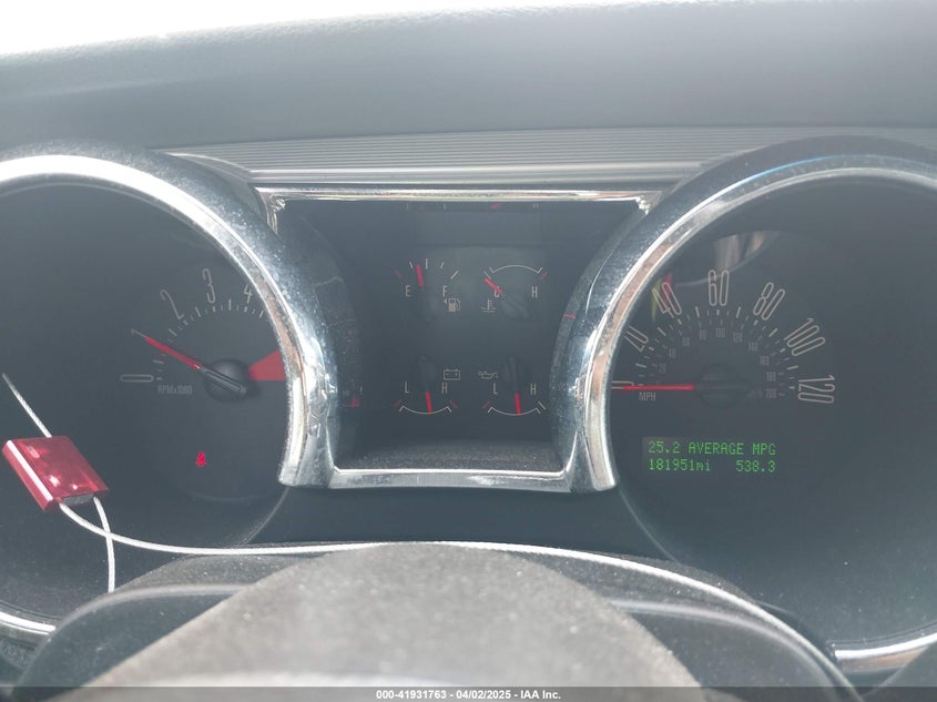 2009 Ford Mustang V6/V6 Premium VIN: 1ZVHT80N195128300 Lot: 41931763