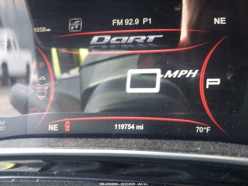 2013 DODGE DART VIN: 1C3CDFCH3DD134803