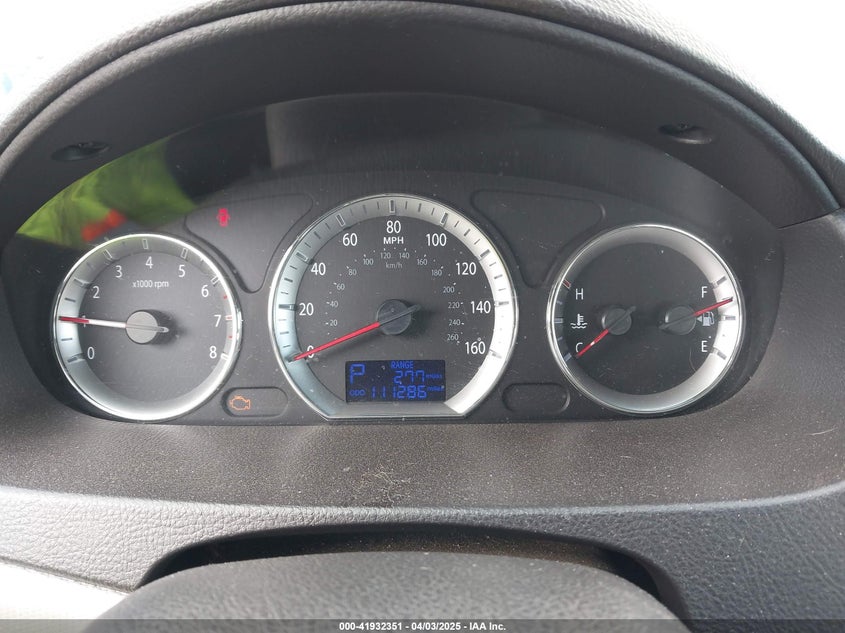 2009 HYUNDAI SONATA VIN: 5NPEU46F39H468379