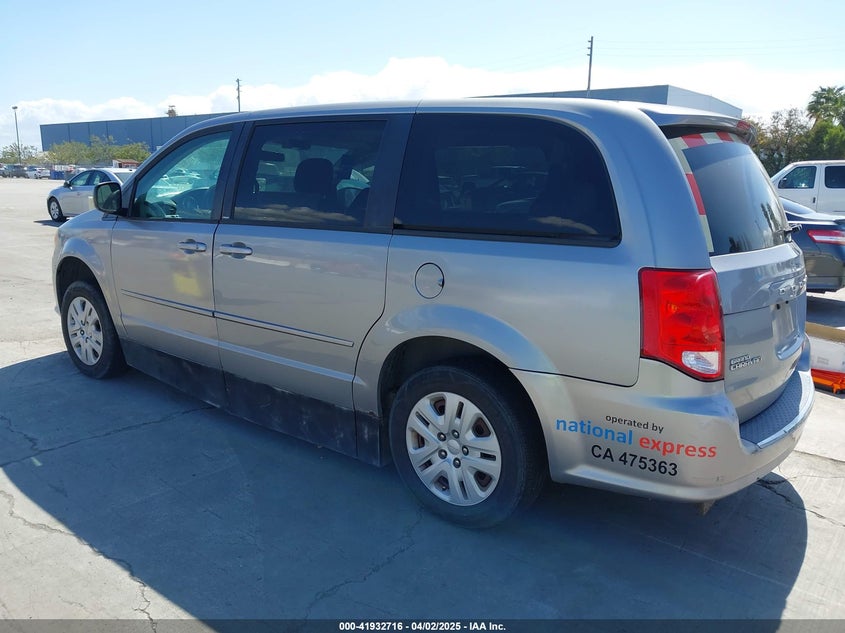 2014 DODGE GRAND CARAVAN SE - 2C4RDGBG7ER285646