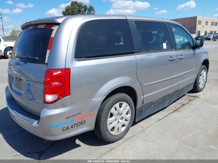 2014 DODGE GRAND CARAVAN SE - 2C4RDGBG7ER285646