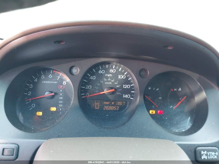 2002 Acura Mdx VIN: 2HNYD18632H536892 Lot: 41932941