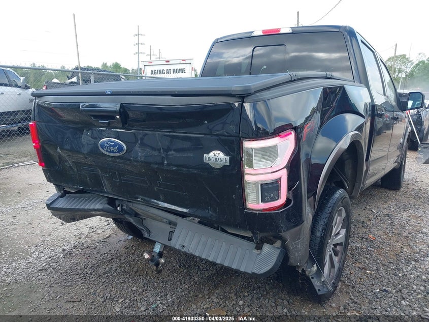 2019 FORD F-150 VIN: 1FTEW1E54KFA52729