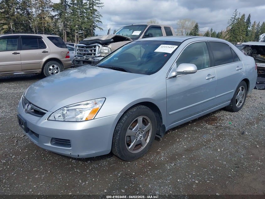 2007 HONDA ACCORD HYBRID VIN: JHMCN36407C800024