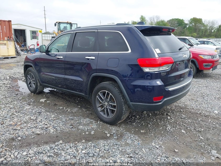 VIN 1C4RJEBG0HC678706 2017 JEEP GRAND CHEROKEE LIMITED 4X2