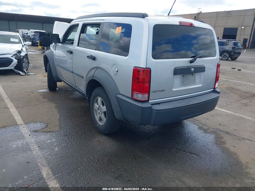 2007 DODGE NITRO VIN: 1D8GT28K97W733499