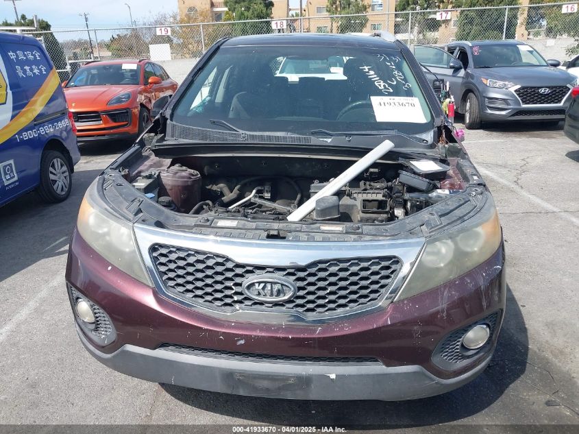 2011 Kia Sorento Lx VIN: 5XYKT3A17BG001443 Lot: 41933670