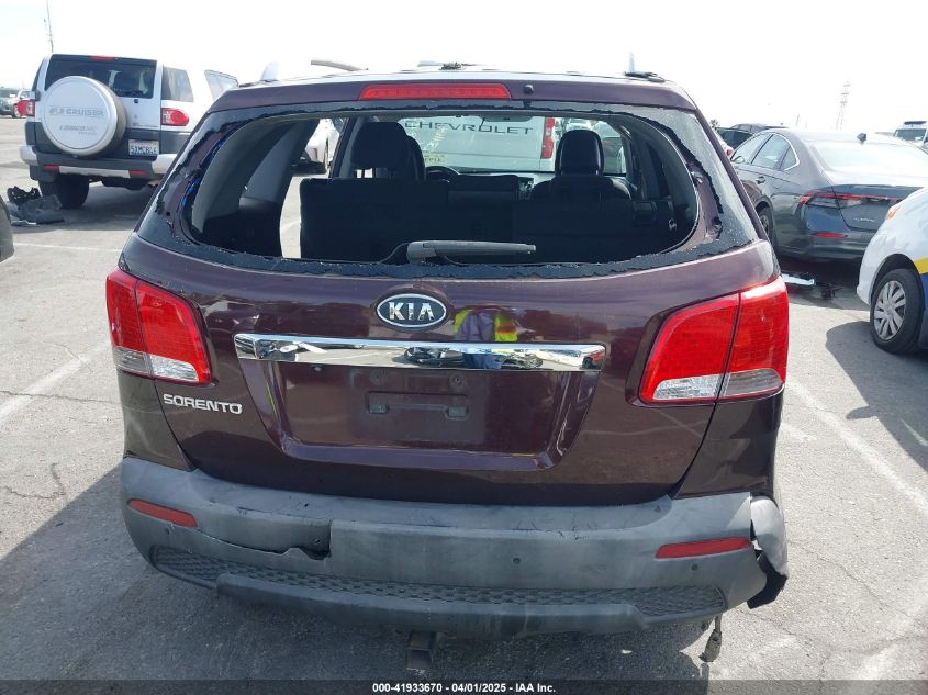 2011 Kia Sorento Lx VIN: 5XYKT3A17BG001443 Lot: 41933670