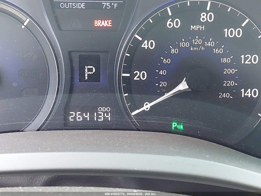 2010 LEXUS RX 450H VIN: JTJBC1BA5A2408301