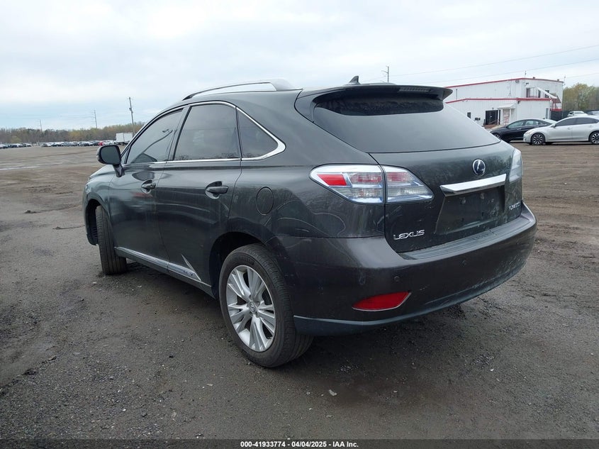 2010 LEXUS RX 450H VIN: JTJBC1BA5A2408301