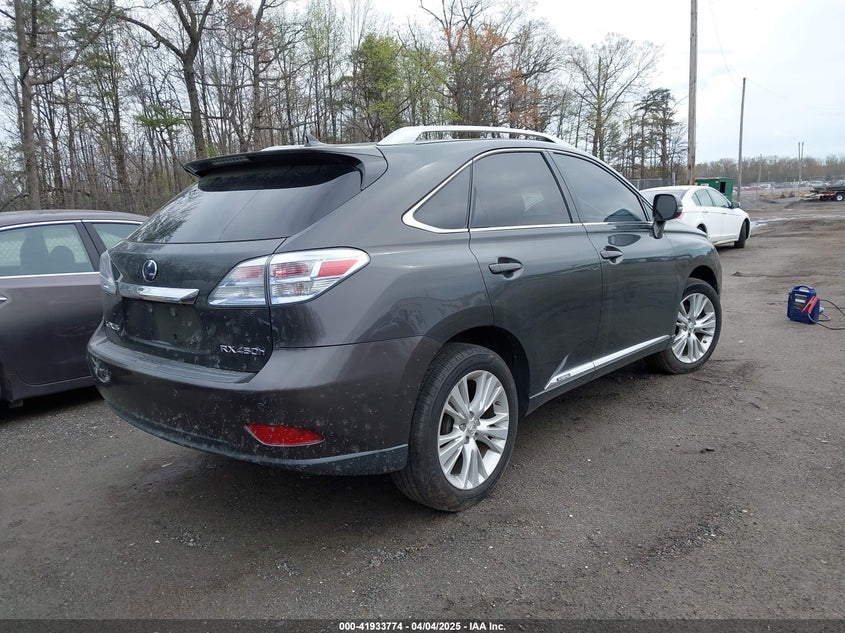 2010 LEXUS RX 450H VIN: JTJBC1BA5A2408301