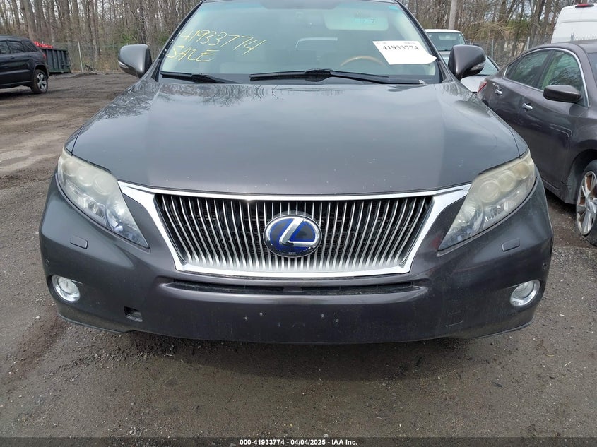 2010 LEXUS RX 450H VIN: JTJBC1BA5A2408301