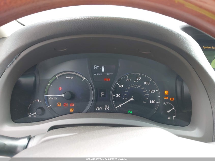 2010 LEXUS RX 450H VIN: JTJBC1BA5A2408301