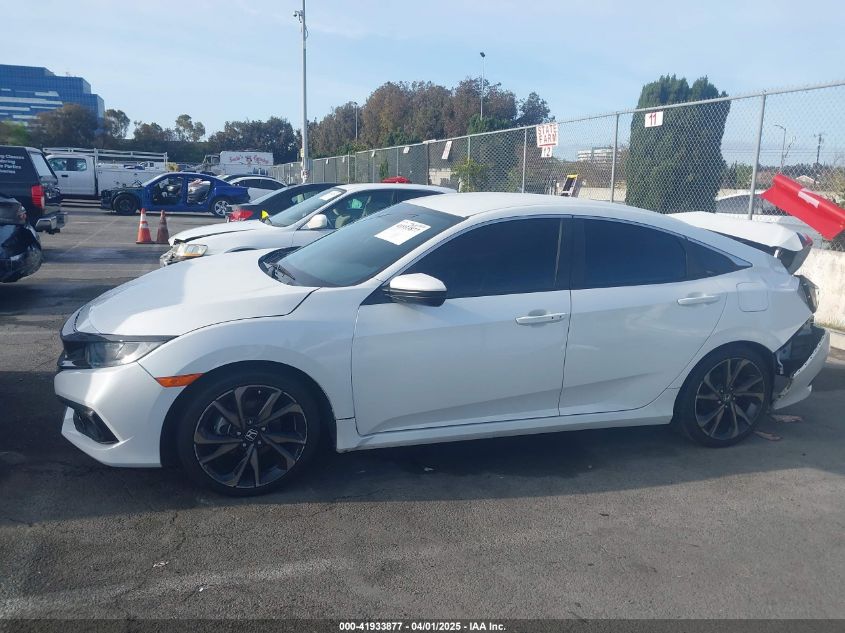 2020 Honda Civic Sport VIN: 2HGFC2F86LH550654 Lot: 41933877