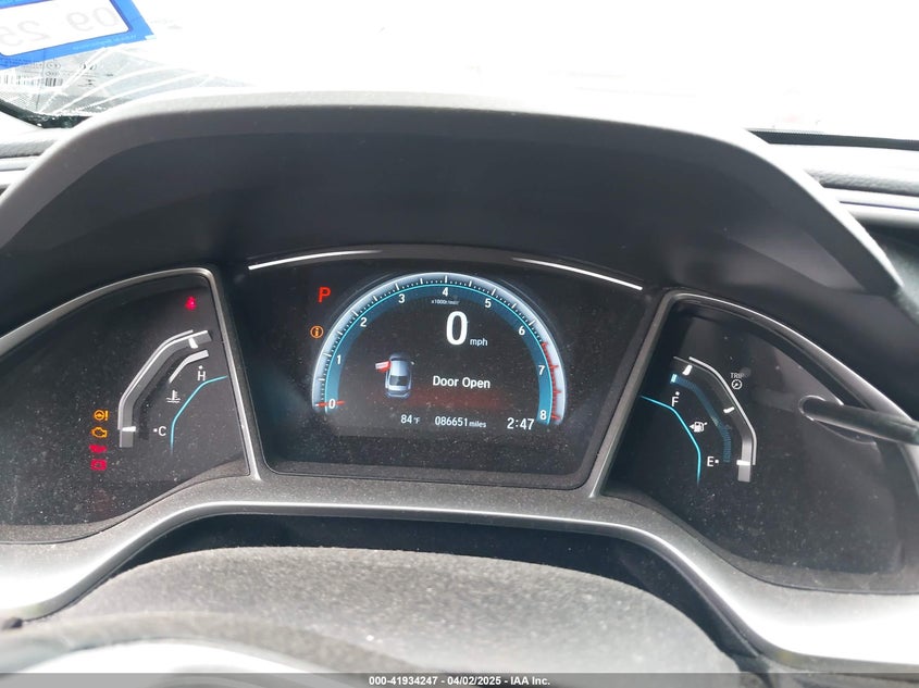 2016 HONDA CIVIC VIN: 19XFC1F93GE026123