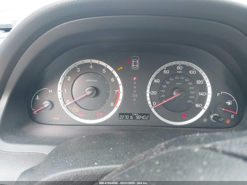 2009 HONDA ACCORD VIN: 1HGCP26399A185373