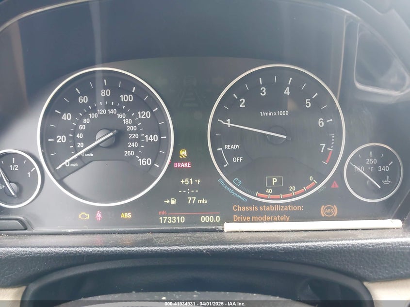 2012 BMW 328 VIN: WBA3A5C56CF340525