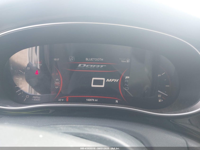 2013 DODGE DART VIN: 1C3CDFCA4DD123053